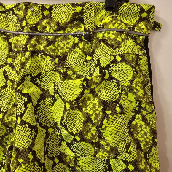 Teddy Vonranson Snakeskin Swim Shorts Trunks Green Men's Size 34 Msrp $345 - Picture 8 of 12